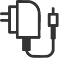 ②電源ケーブル